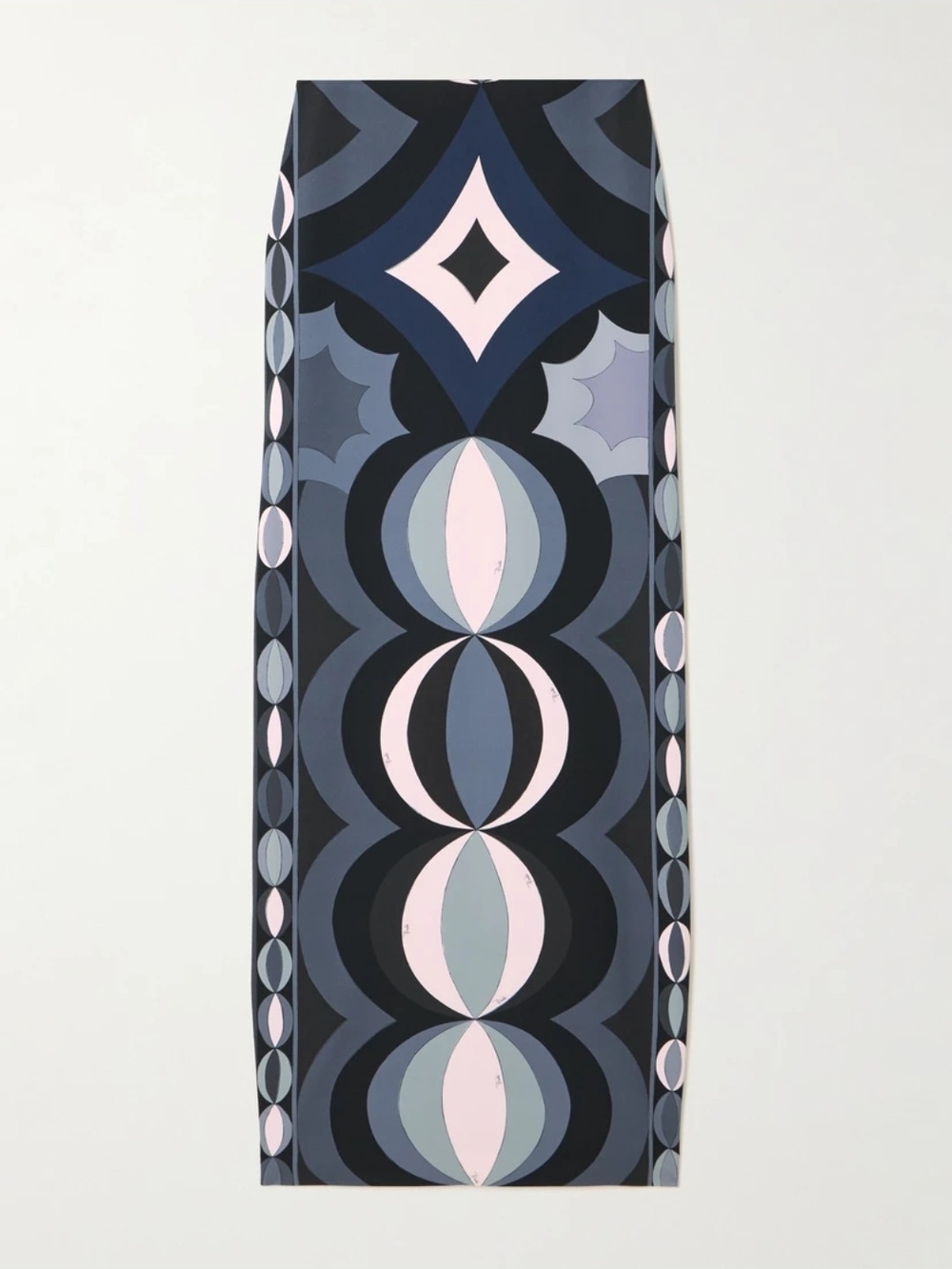 Emilio Pucci Pronted Strech Maxi Scuba Skirt Sz IT 44 - Picture 1 of 5